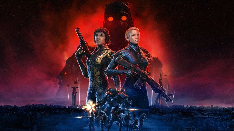 A promotional image for Wolfenstein: Youngblood