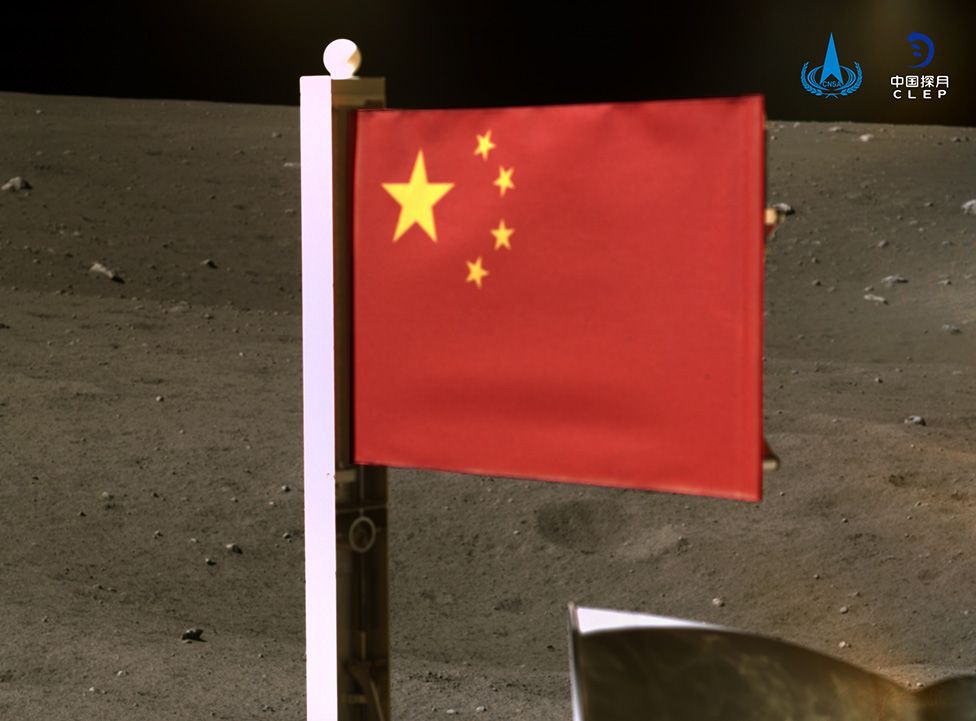 China becomes second nation to plant on the Moon - BBC