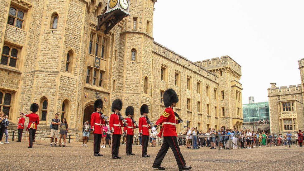 Queen's Guards at the Tower of London