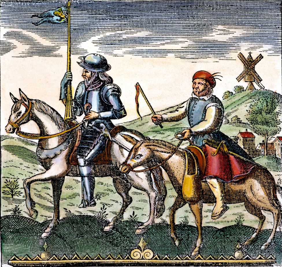 Engraving from Don Quixote