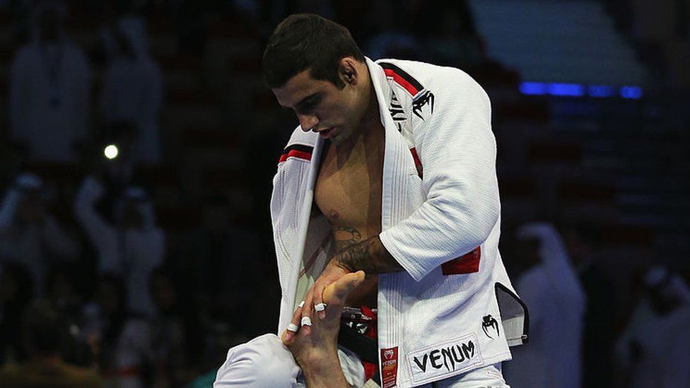 Leandro Lo competing in Abu Dhabi, United Arab Emirates in 2014
