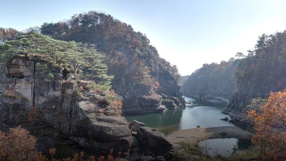 The Hantan River flows through South Korea's Gangwon and Gyeonggi provinces