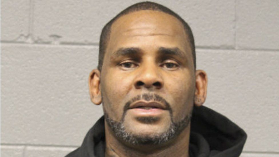 R Kelly after arriving in court