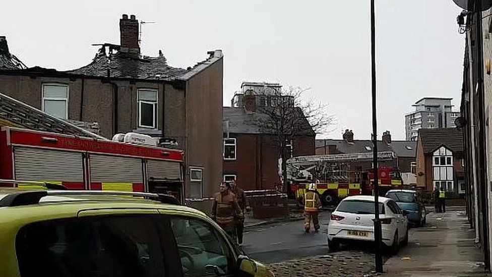 Cannabis farm may have caused Sunderland house blaze - BBC News