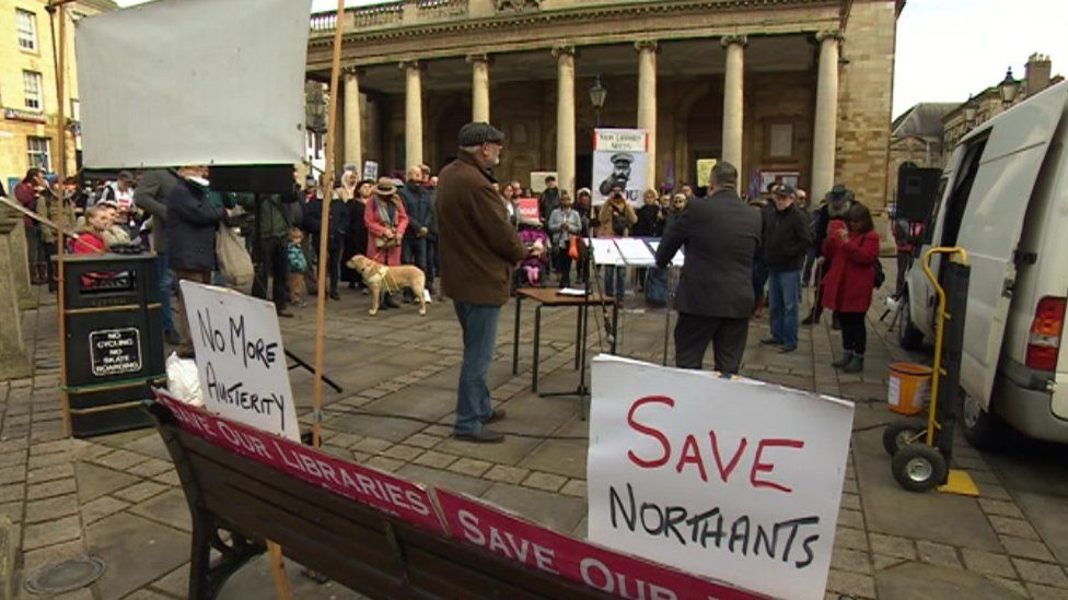 Northampton protest