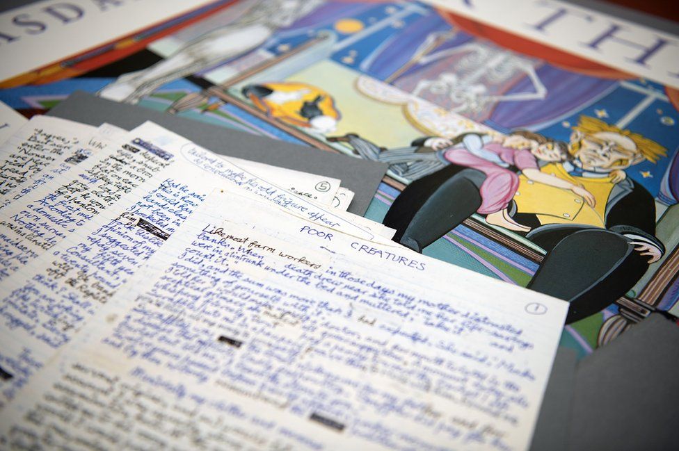 Alasdair Gray documents from his archive