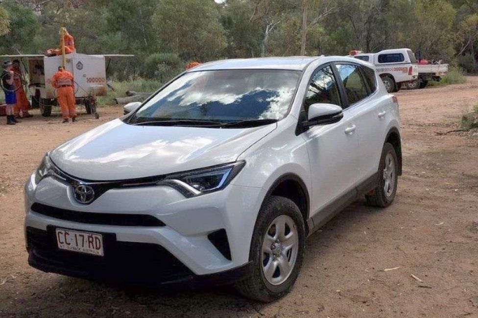 The German tourists car was found 70km from Alice Springs