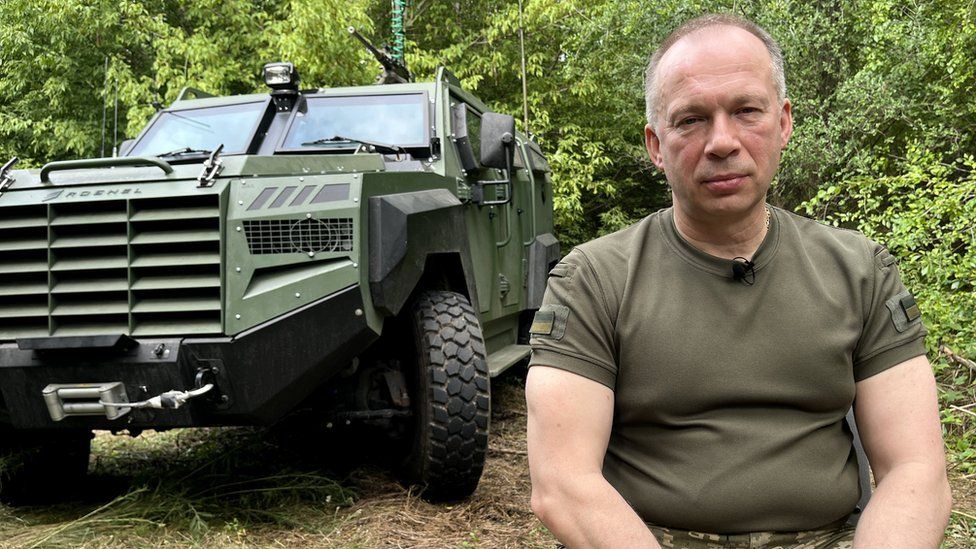 Gen Oleksandr Syrskyi, commander of Ukraine's ground forces