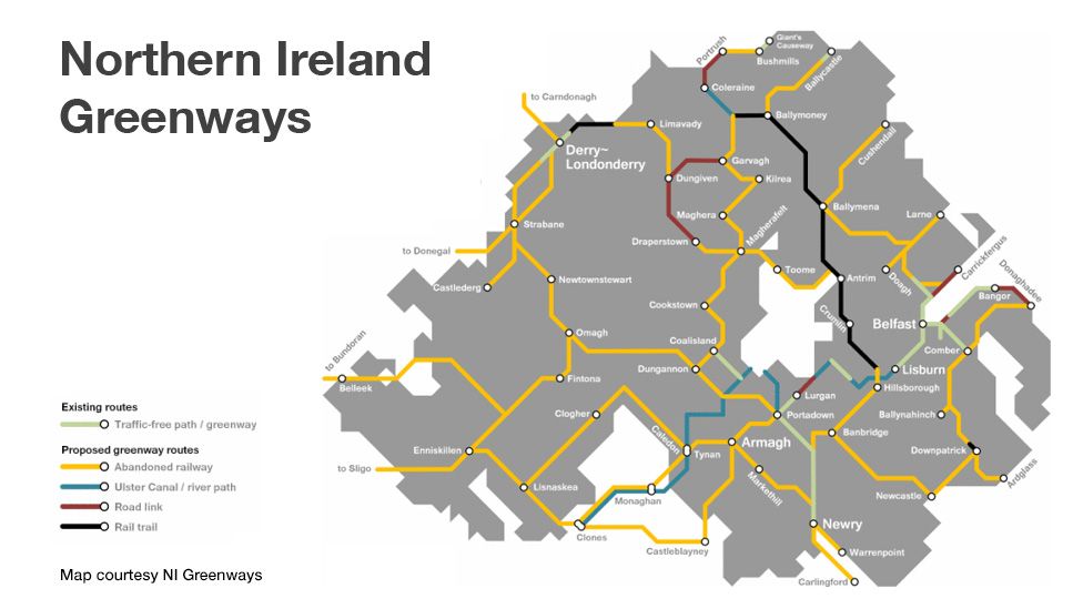 Northern Ireland Greenways network