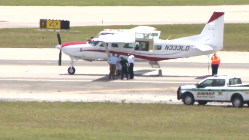 Untrained passenger lands Florida plane after pilot falls ill