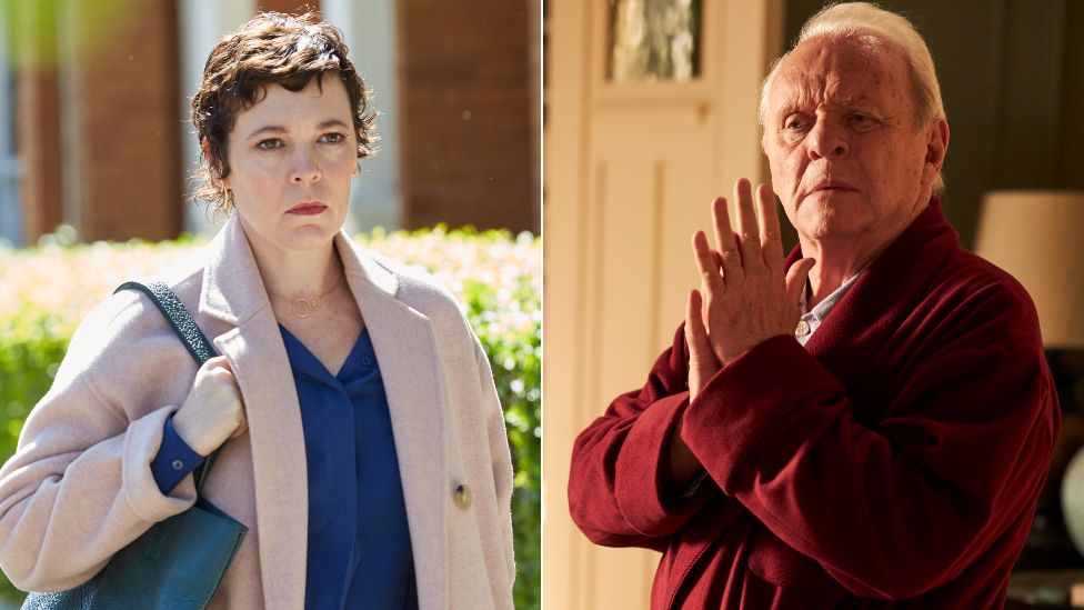 Olivia Colman and Sir Anthony Hopkins in The Father