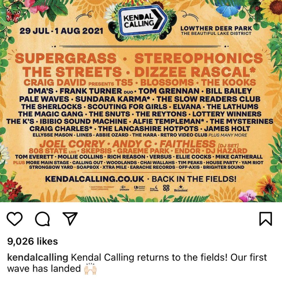 Calling Out line up revealed! - Kendal Calling