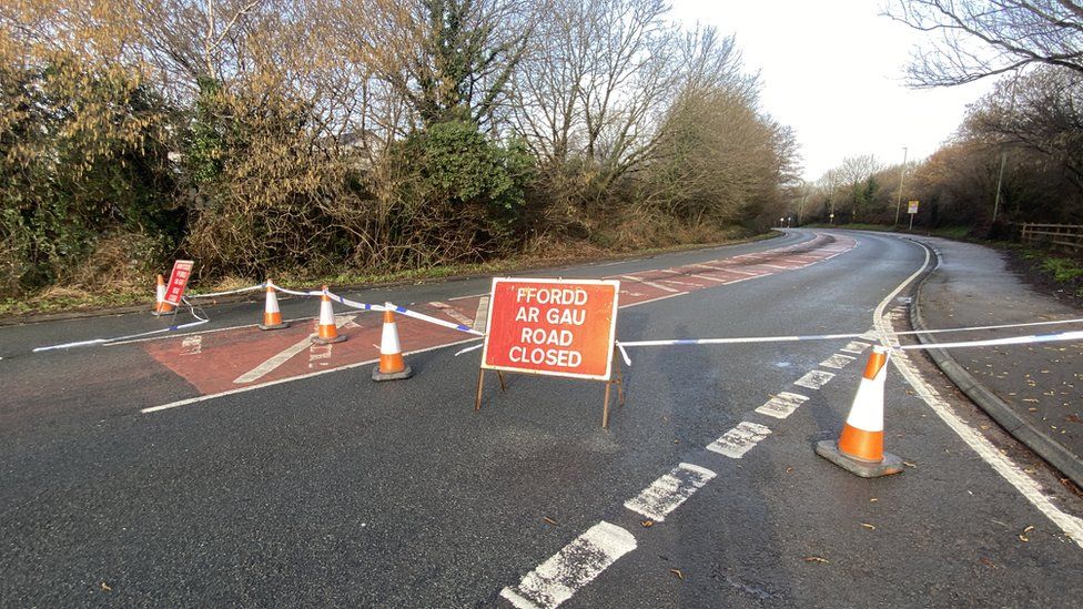 Lansbury Park Distributor Road in Caerphilly