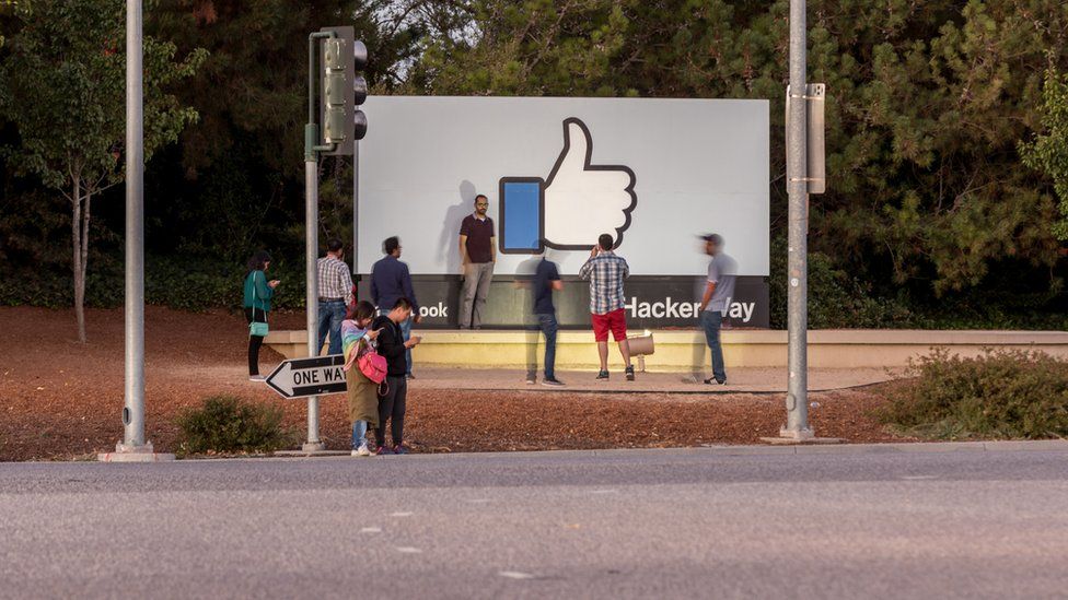 Facebook sign outside HQ