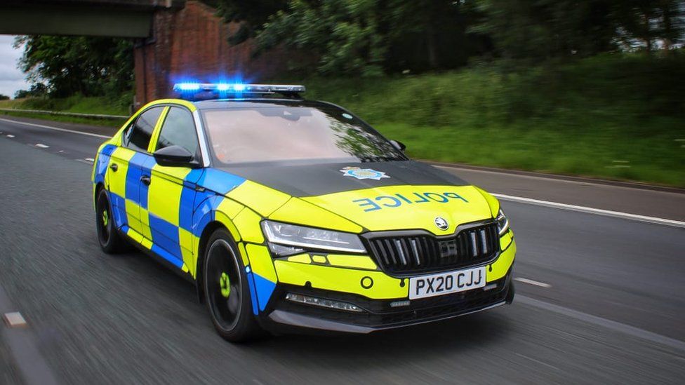 Library image of a Cumbria Police vehicle
