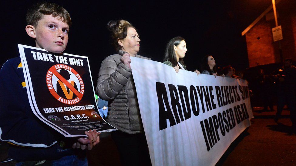 Garc opposes an agreement aimed at resolving a long-running dispute in Ardoyne