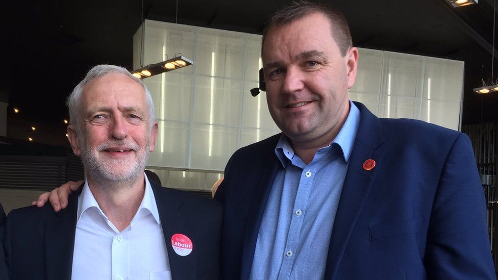 Jeremy Corbyn and Neil Findlay