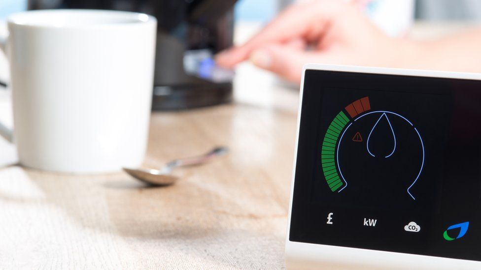 British Gas Smart Meter Measures Home Energy Consumption