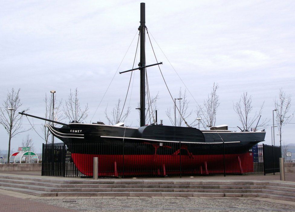 The Comet: Wreckage of rare steamship given protected status - BBC News