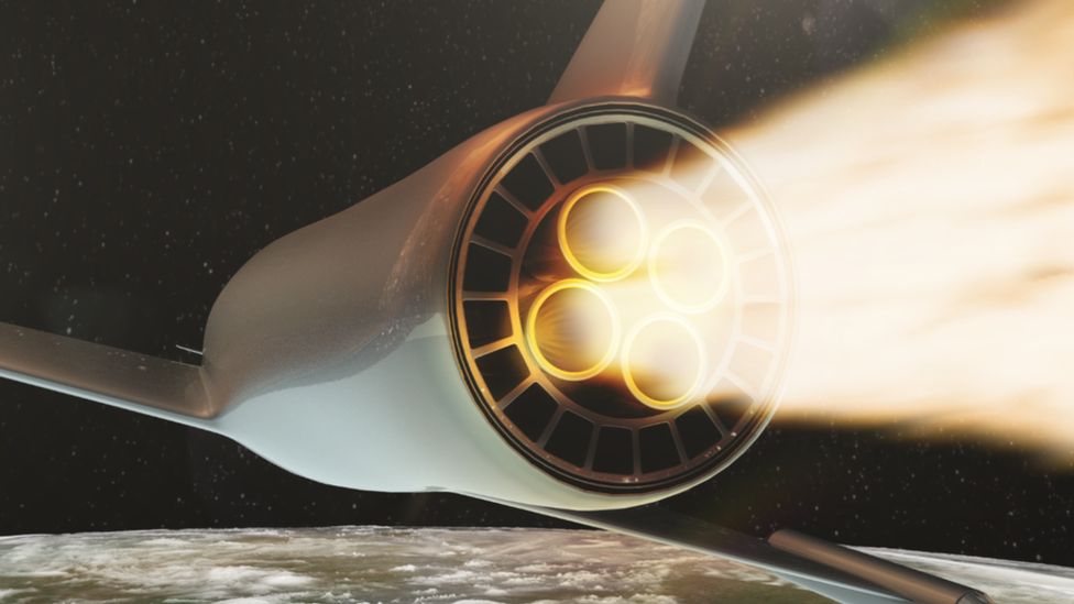 Animation still of a hypersonic response aircraft