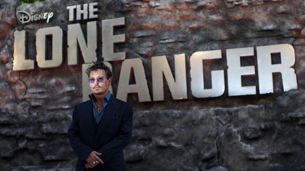 Johnny Depp at the UK premiere of The Lone Ranger