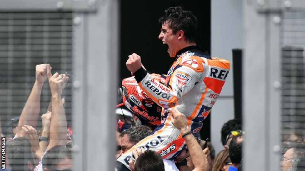 MotoGP: Marc Marquez Wins In Malaysia After Valentino Rossi Crashes ...