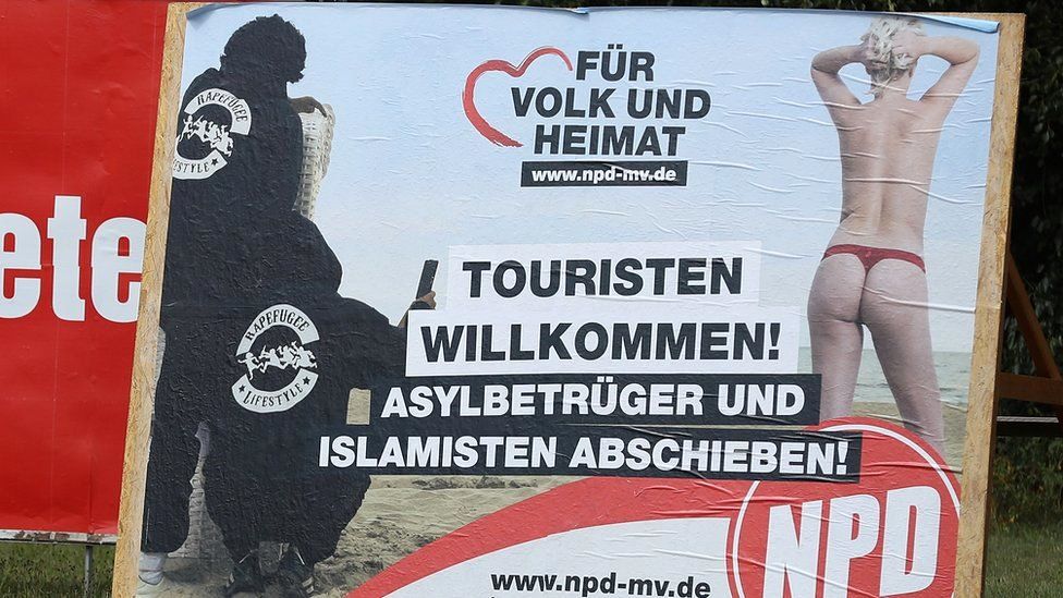NPD election poster, Schwerin, 15 Aug 16