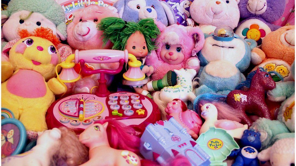 Vintage 1980s My Little Pony, Polly Pocket and Care Bears toys