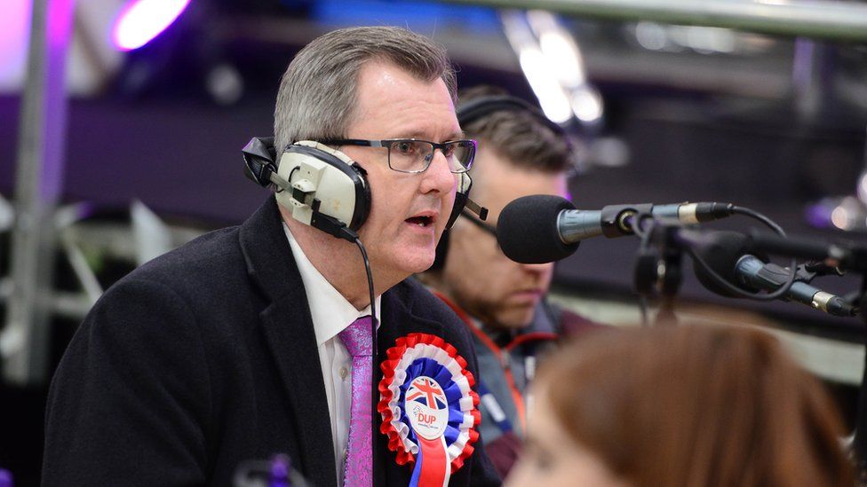 The DUP party officers have suspended Sir Jeffrey from the party
