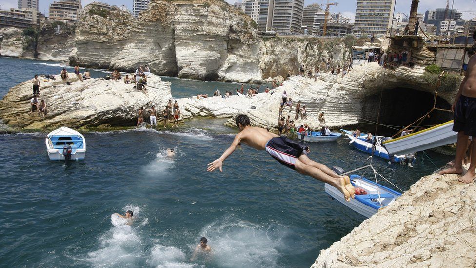 Lebanese coast scene