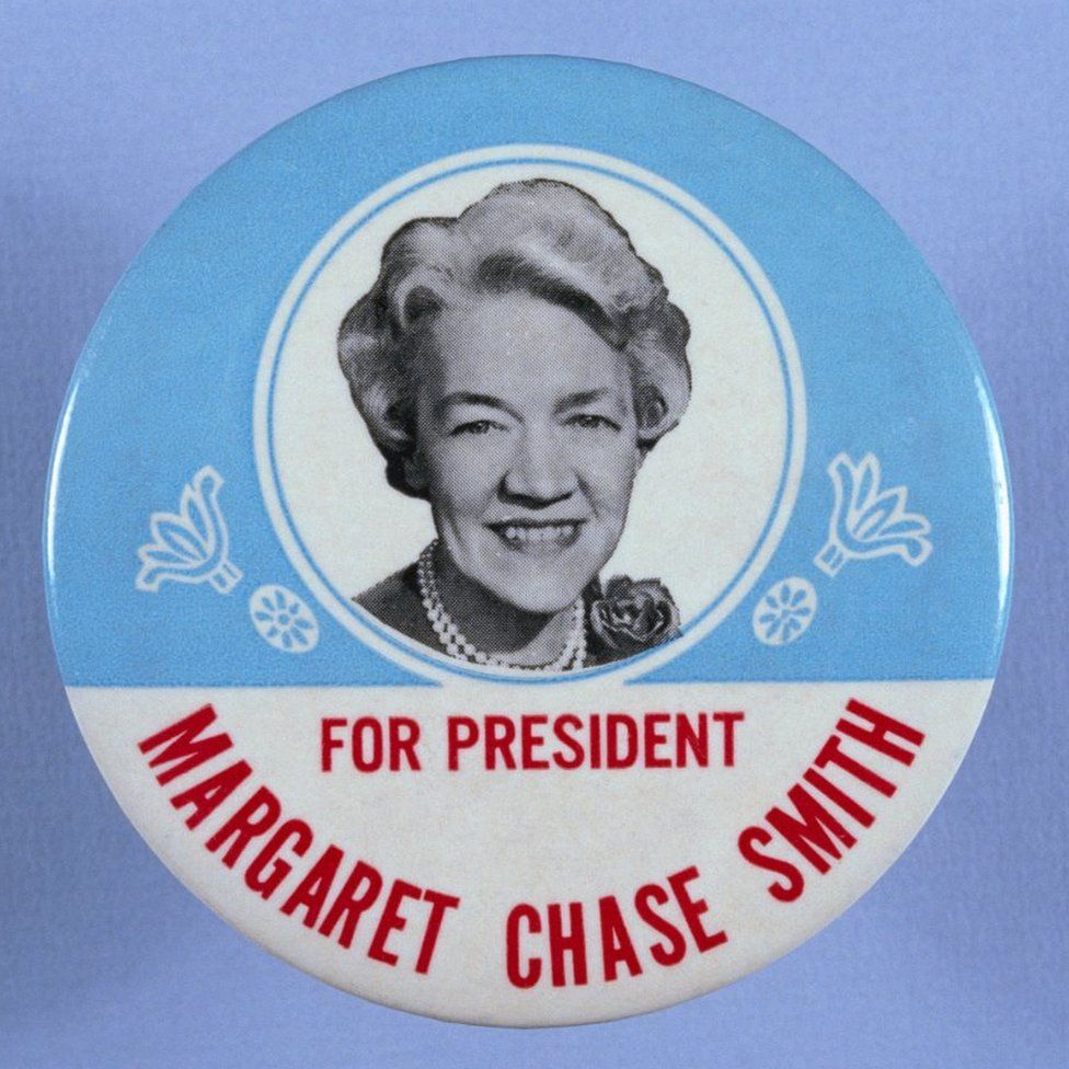 Pin button for Margaret Chase Smith