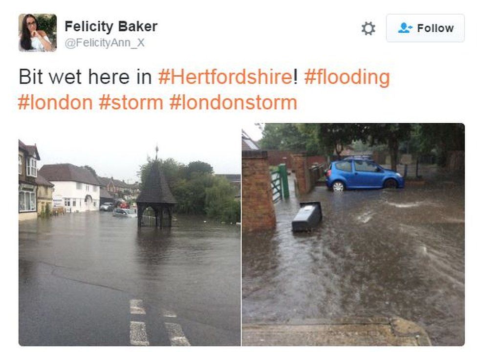 Flooding in Hertfordshire