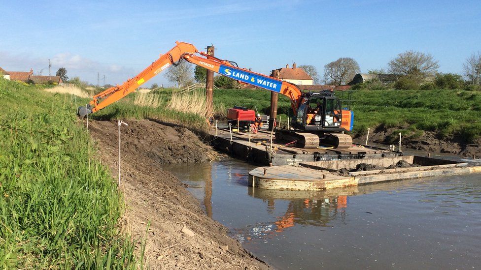 what is river dredging