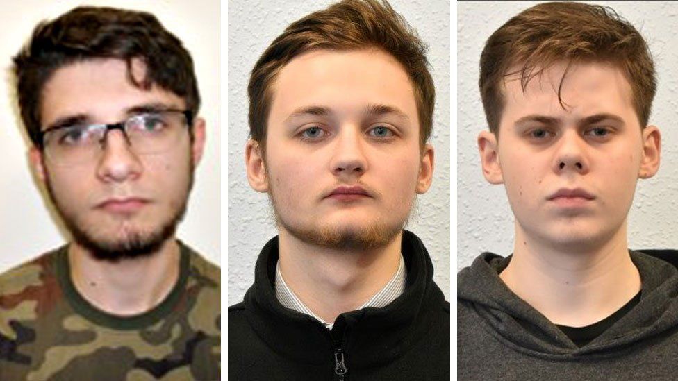 Teens Jacek Tchorzewski, Michal Szewczuk and Oskar Dunn-Koczorowski