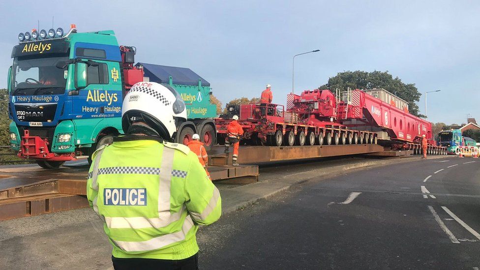 An abnormal load in Suffolk