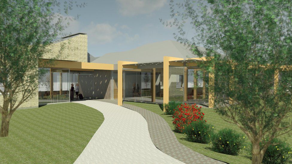 An artist's impression of the planned new unit at Royal Glamorgan Hospital