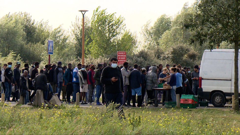 Лагерь для мигрантов в Кале