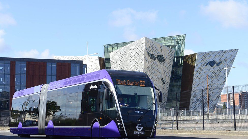 Belfast's Glider Bus System Becomes Fully Operational - BBC News