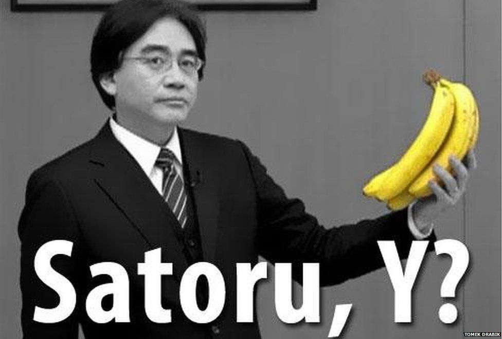 Screengrab of Tomek Drabik's tribute to Satoru Iwata 13 July 2015