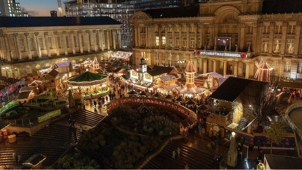 German market returns to Birmingham for Christmas BBC News