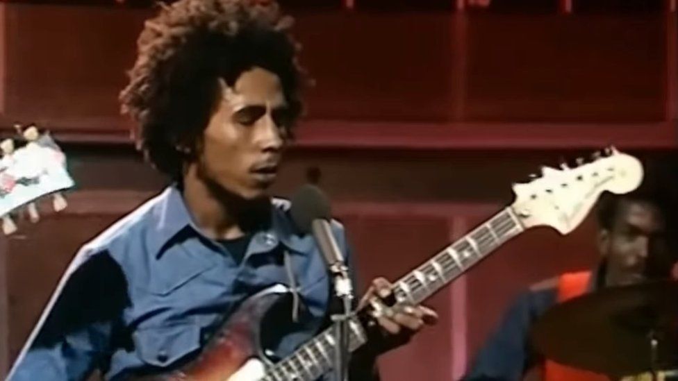 Bob Marley performing on BBC's Old Grey whistle test in 1973