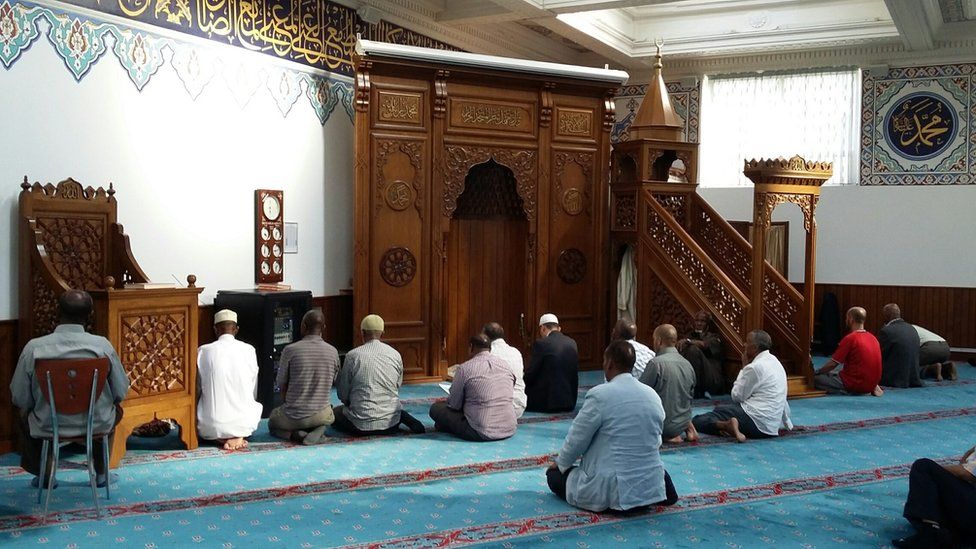 Mevlana Rumi mosque in Edmonton, north London