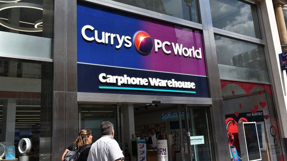 Currys PC world shop