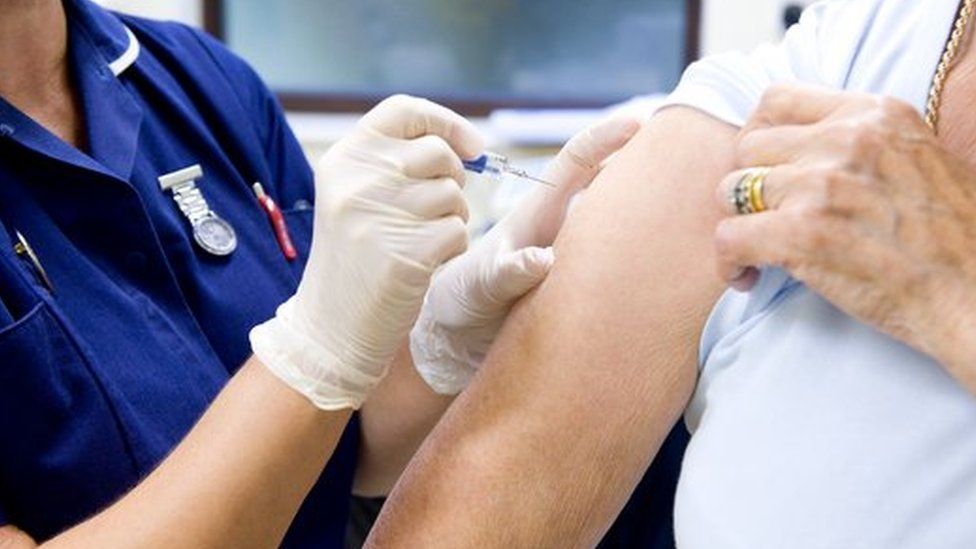 Getting a flu vaccine