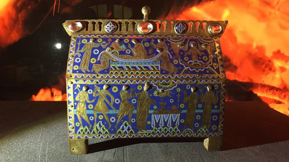 Becket casket on display at Museum of Somerset