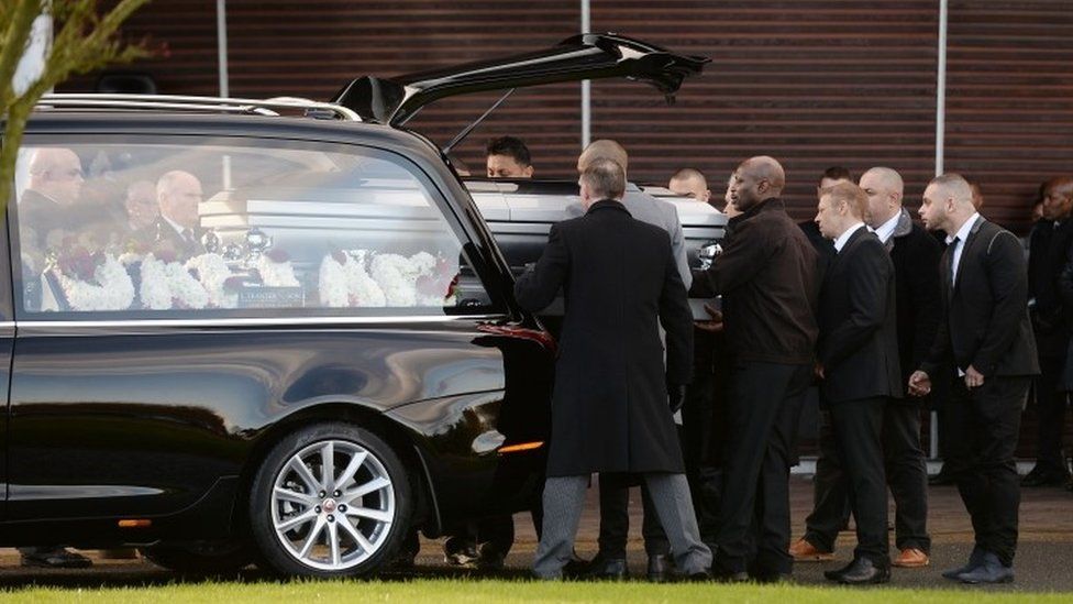 Dalian Atkinson's coffin