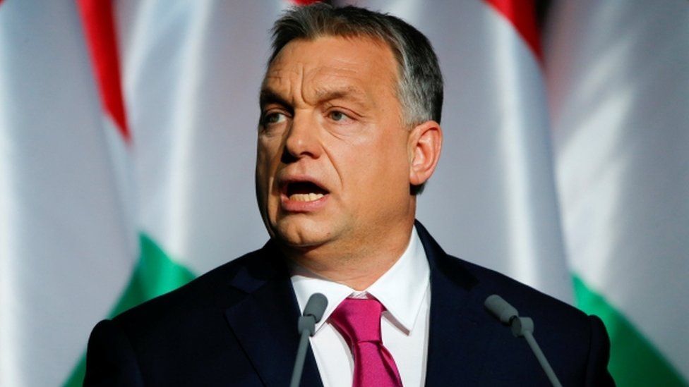 Hungarian Prime Minister Viktor Orban speaks during his state-of-the-nation address in Budapest, Hungary, February 10, 2017.