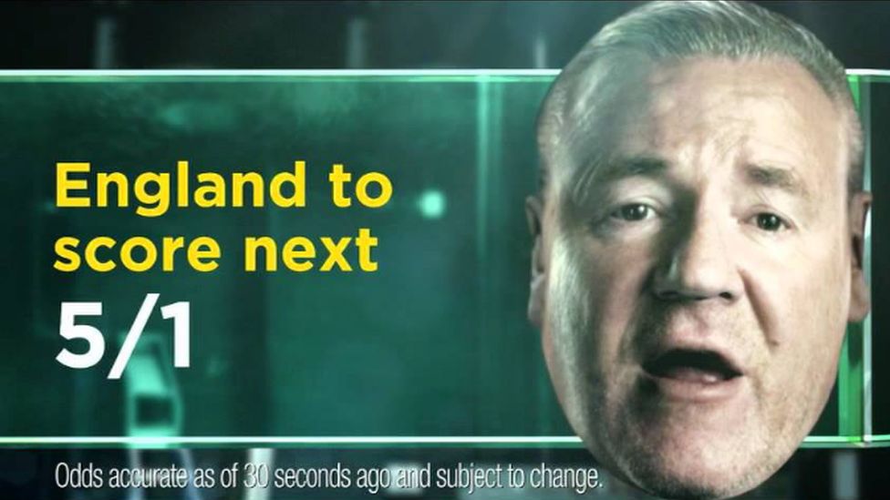 Actor Ray Winstone is the floating face of Bet365's advertising campaign