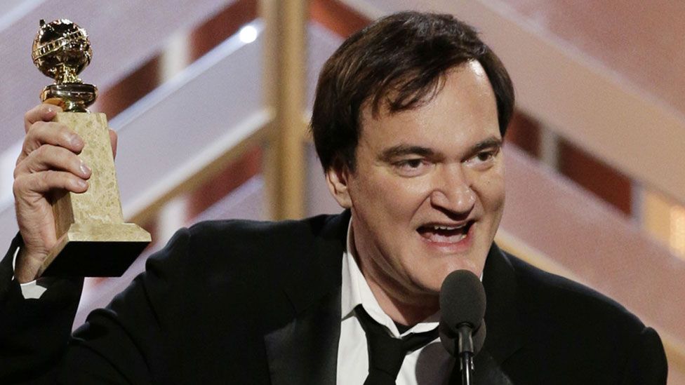 Quentin Tarantino at the Golden Globes