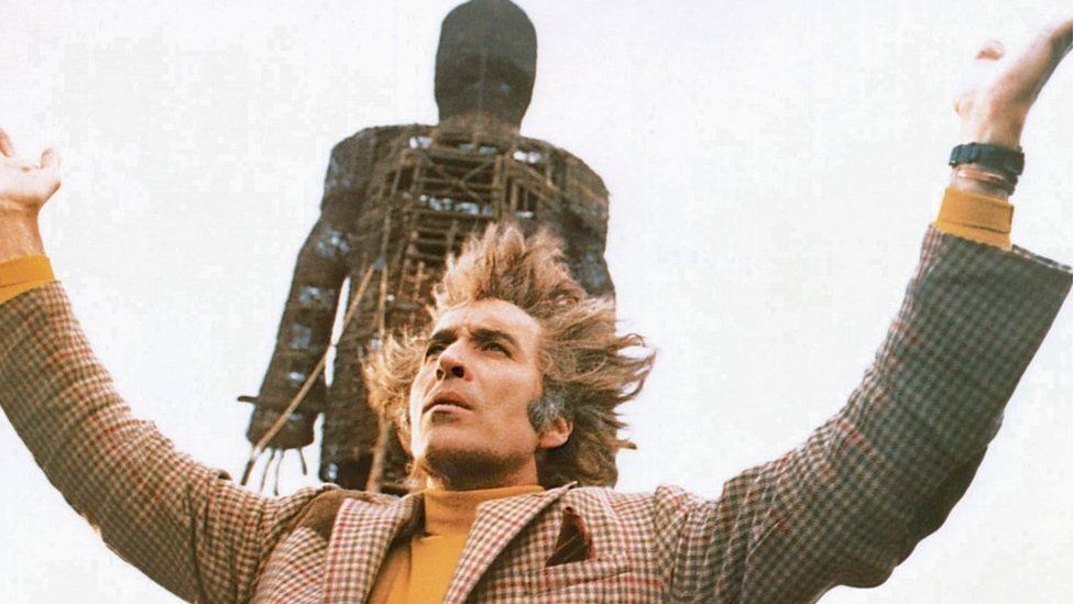 Still showing Sir Christopher Lee in The Wicker Man (1973)